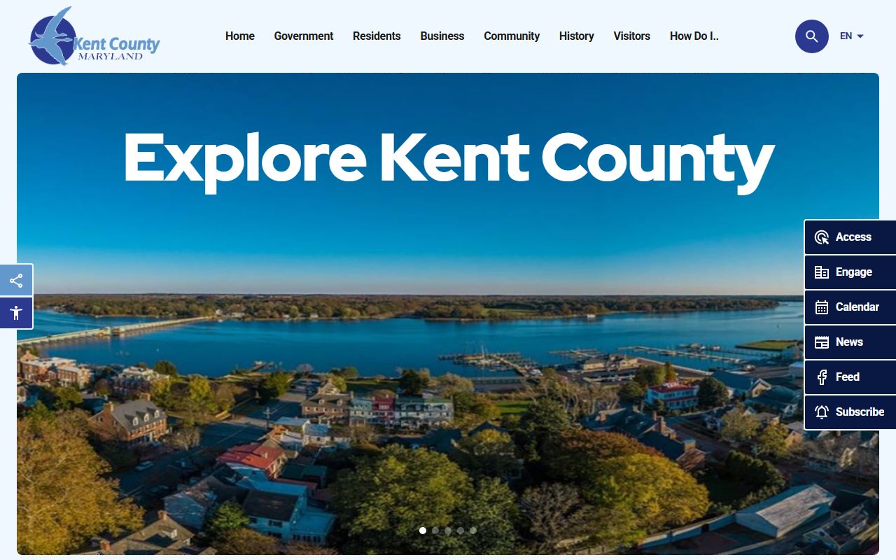 Kent County government website for felony record resources